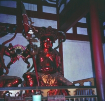 Warrior in temple